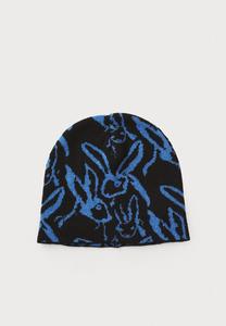 Шапка MSGM CAPPELLO, Black/Light Blue/Black