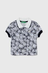 Детское поло United Colors of Benetton, темно-синий