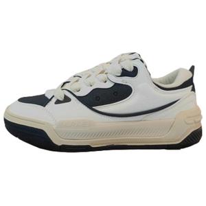 Женские противоскользящие износостойкие низкие кеды для скейтбординга бело-черные Erke, Микрокристаллический Белый/Глубокий Черный