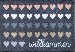 Коврик wash+dry, 50x75 см, синий/многоцветный