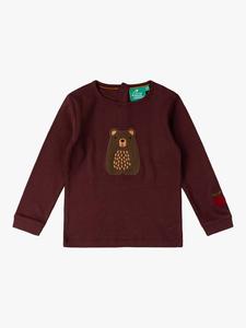 Детская хлопковая футболка Teddy Little Green Radicals, Brown