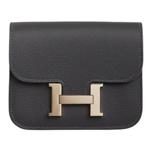 HERMES Констанс Слим Эверколор Кардхолдер из телячьей кожи