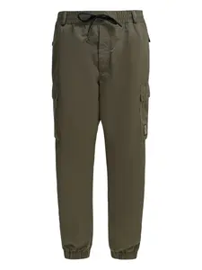 Карго-штаны с эластичным поясом Moncler Grenoble, зеленый