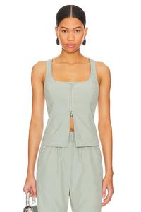 Фиолетовый топ Amanda Uprichard, цвет sage