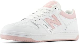 Кроссовки New Balance Unisex-Adult 480 V1, White/Orb Pink