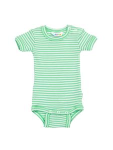 Joha Боди с короткими рукавами из мериносовой шерсти/шелка зеленого цвета