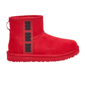 Кроссовки UGG Wmns Classic Mini Side Logo - Samba Red, красный