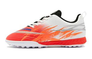 QIAODAN Противоскользящие износостойкие низкие детские футбольные бутсы orange white для подростков
