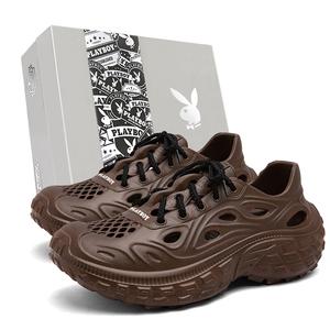 Playboy Коричневые мужские клоги, цвет Brown