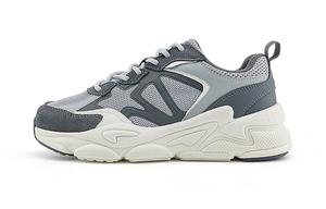 Антискользящие износостойкие низкие массивные кроссовки унисекс серый Kappa, Спокойный серый/Премиум серый-138