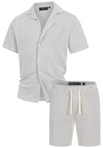 Короткая пижама INDICODE JEANS Lino, серый