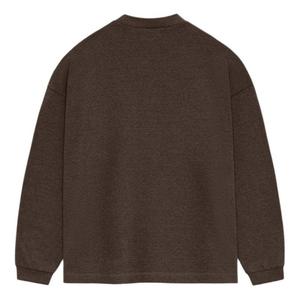 Футболка Fear of God Essentials SS24 Long Sleeve T-shirt 'Heather Wood', коричневый