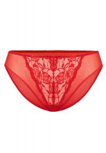 Трусы Teyli Mesh mit floraler Spitze Glamour, красный