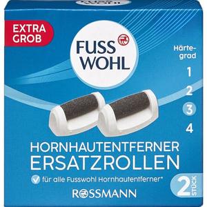 Средство для удаления мозолей в рулонах очень грубое FUSSWOHL, 2 шт.