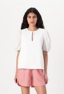 Блуза VMSANI FRONT KEYHOLE Vero Moda, белый