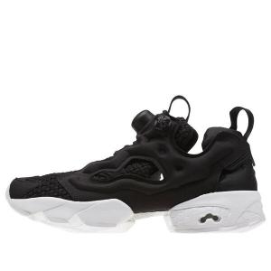 Кроссовки instapump fury woven running shoes black/white Reebok, черный