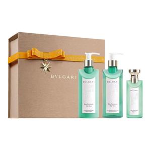 BVLGARI Набор парфюмированного геля для душа с зеленым чаем туалетная вода Orange Blossom Citrus 75мл+300мл+300мл