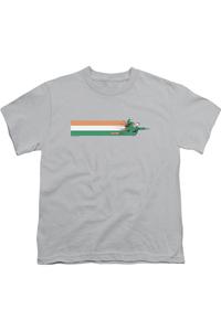 Футболка с коротким рукавом Superman Superman Ie для детей Gildan, серебряный