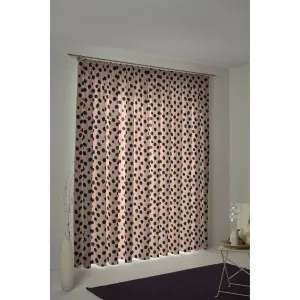 Штора Адам «Точки», (1 шт.), экологически чистые материалы Adam, фиолетовый