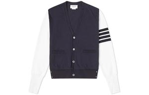 Трикотажный свитер мужской синий THOM BROWNE