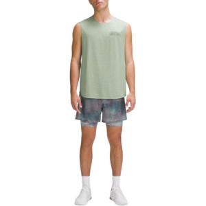 Футболка майка LAB Collection мужская кремово-мятная Lululemon