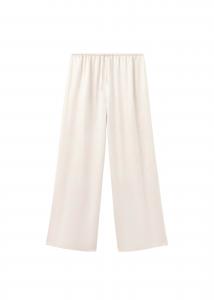 MANGO Пижамные штаны 'Lita' в светло-бежевом цвете