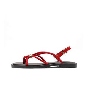 BELLE Женские пляжные сандалии желто-красные, цвет Red