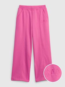 Детские широкие спортивные штаны Gap, розовый