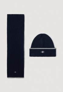Шапка GANT ESSENTIAL GIFT SET UNISEX, Marine/Dark Blue