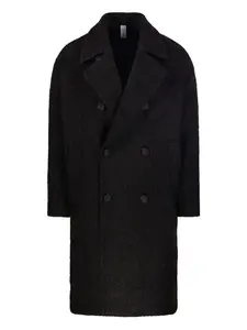 Двубортное пальто Hevo, коричневый