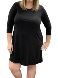 Повседневное маленькое платье черного цвета honeyme