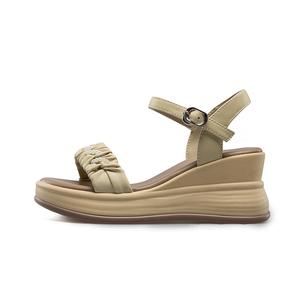 Женские сандалии на одной застежке KANGNAI, светло-желтый