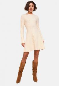 Платье Friends Like These PETITE FIT LONG SLEEVE , Ivory/Red