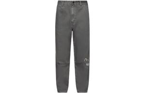 Повседневные брюки мужские угольно-серые Evisu, серый