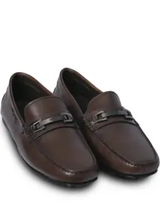 Лоферы Gommini с металлическим декором Tod'S, коричневый