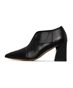 Изящные кожаные туфли с рельефным рисунком Cesare Gaspari, черный