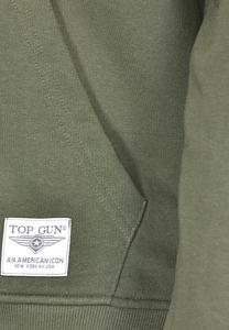 Толстовка на молнии TOP GUN, оливковый