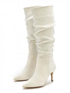 Сапоги LASCANA Reißverschluss, бежевый