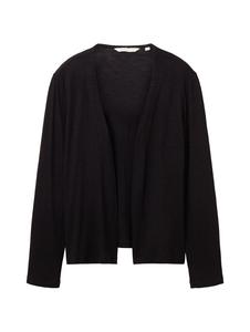 Вязаный кардиган Tom Tailor, черный