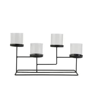 Подсвечник home&you черный, 45/24/13 см