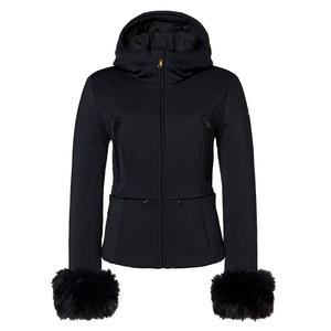 Утепленная лыжная куртка Goldbergh Eleganza с искусственным мехом (женская), Black