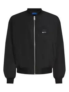 Бомбер на молнии с нашивкой-логотипом Karl Lagerfeld Jeans, черный