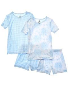 Короткий пижамный комплект Tutu Couture En Pointe из 4 предметов, синий