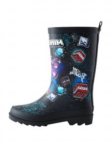 Next Резиновые сапоги 'Minecraft' в черном цвете