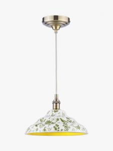 Подвесной потолочный светильник Audley с фазаньим принтом Joules, Light Green