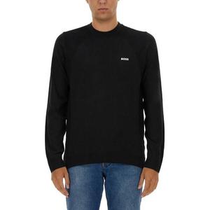 Футболка с логотипом босса HUGO BOSS, черная