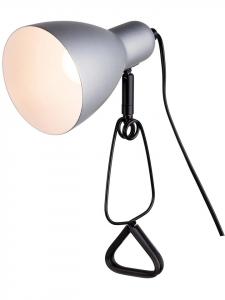 Näve Настольная лампа "Mara" с зажимом, серебристого цвета - (Ш)17 x (В)28 x (Г)10,5 см