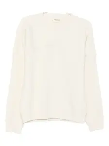 Шерстяной свитер с вставками MORDECAI, нейтральный