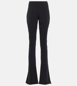 Расклешенные брюки с высокой талией Mônot, черный