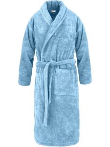 Халат normani Long Bathrobe, светло-синий